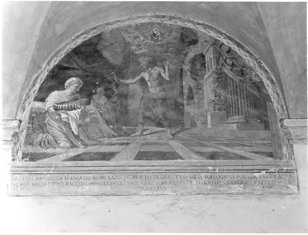 Chiesa di S. Maria della Quercia, Viterbo - Miracoli di Santa Maria della Quercia